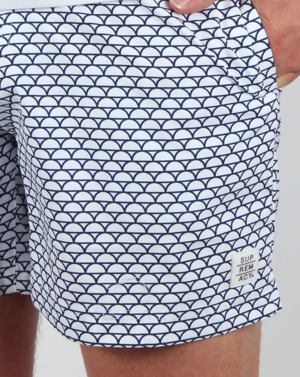 Supremacy Reef Tailored Swim Shorts White