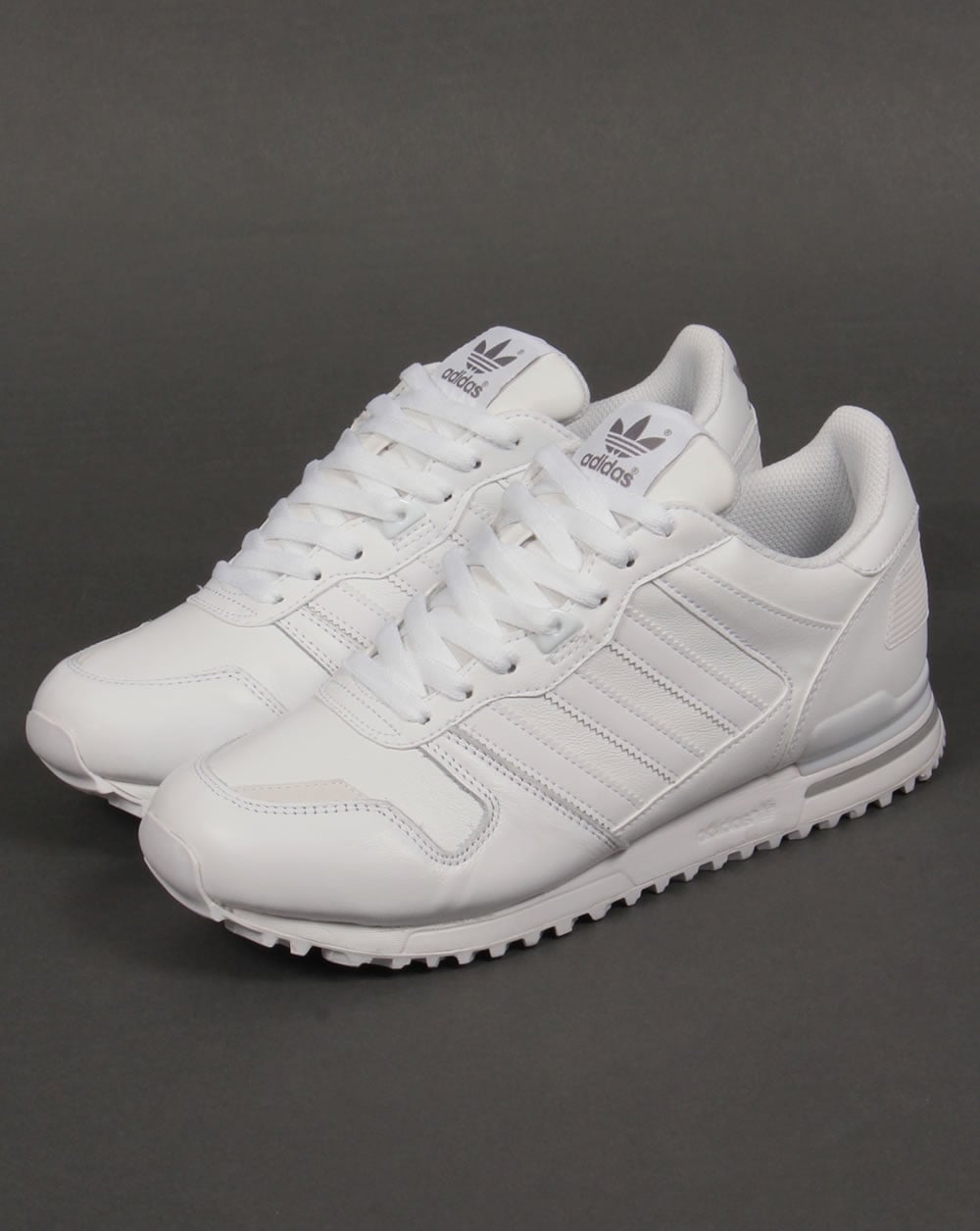 White adidas ZX 700 White/ White/ Alumin | Footshop