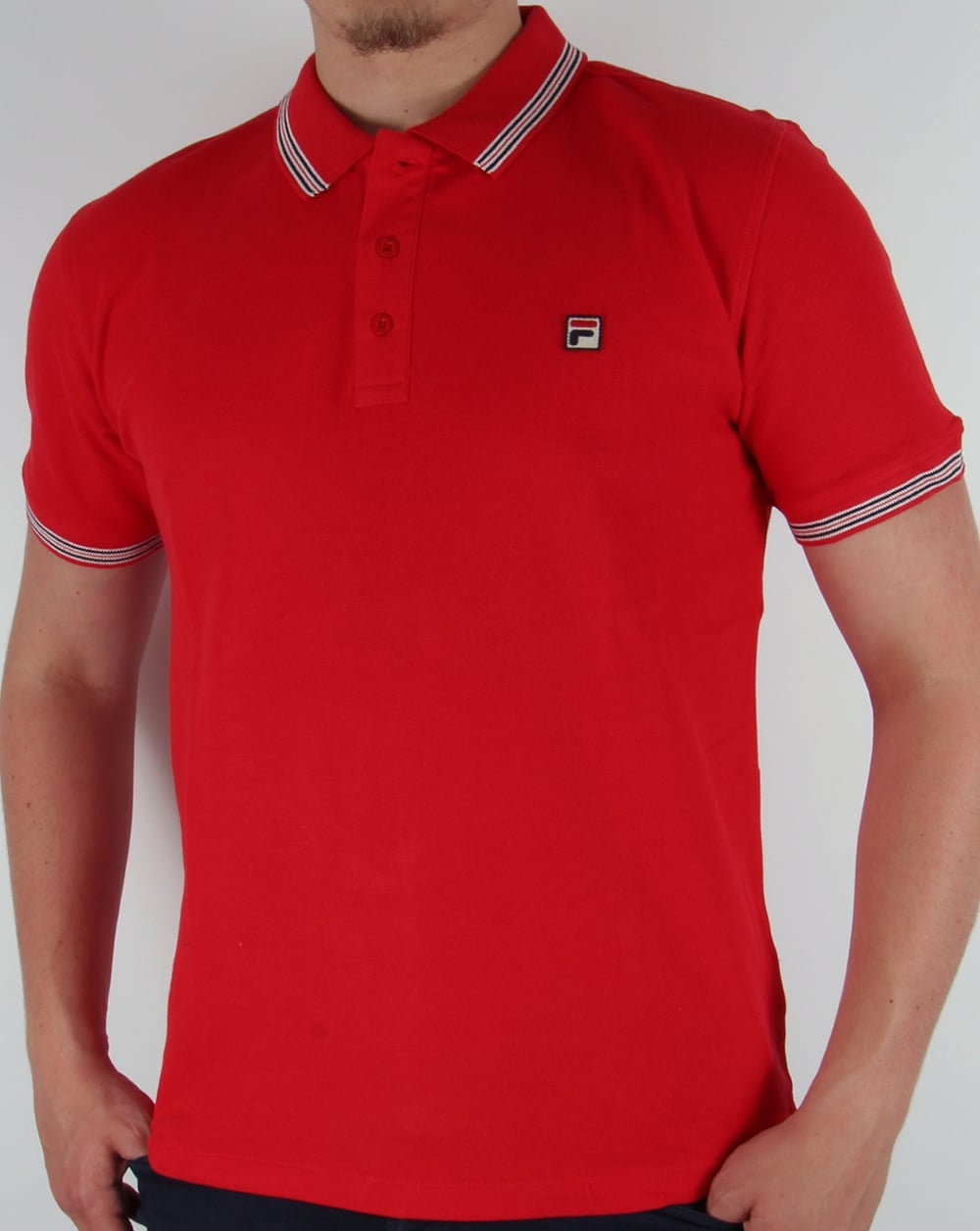 Fila Vintage Matcho 3 Polo Shirt Red