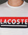 Lacoste Banner Logo T-shirt White/Navy/Red