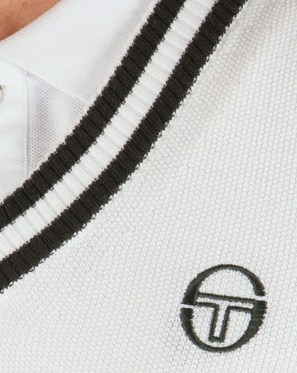 Sergio Tacchini Tank Top White/Green