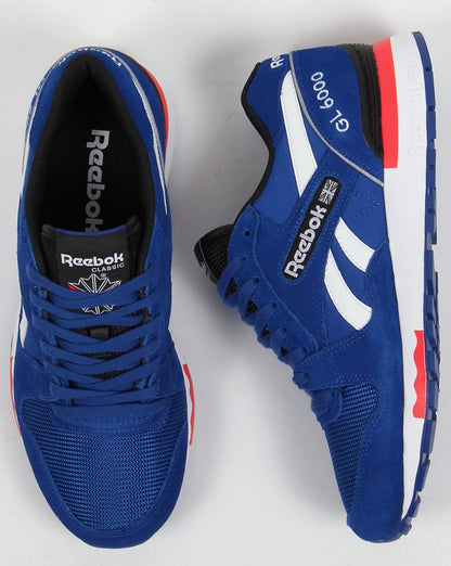 Reebok GL 6000 PP Trainers Dark Royal/Red