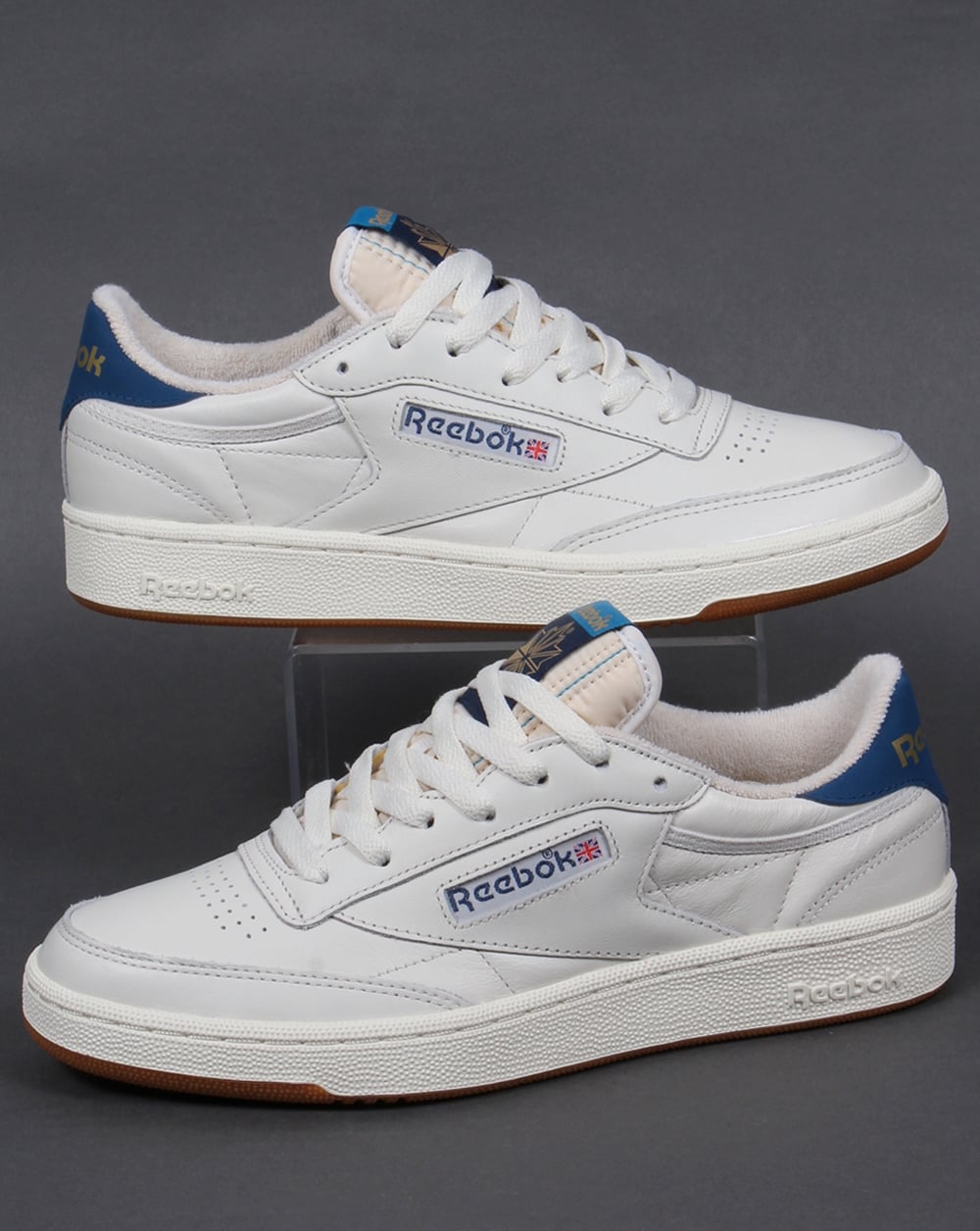 Reebok Club 85 Retro Trainers Chalk White/Blue