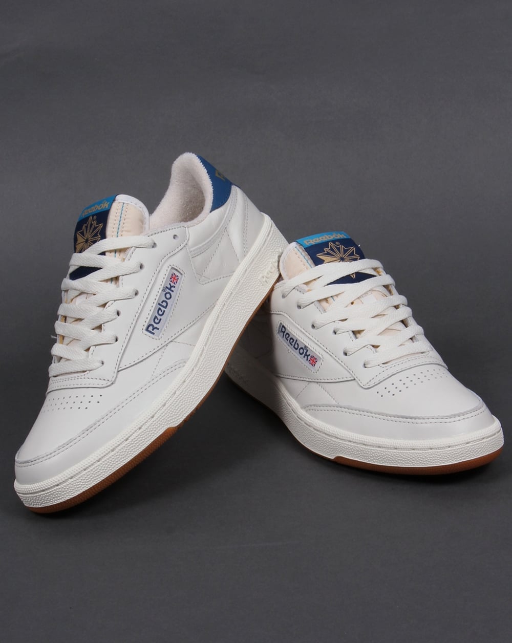 Reebok Club 85 Retro Trainers Chalk White/Blue