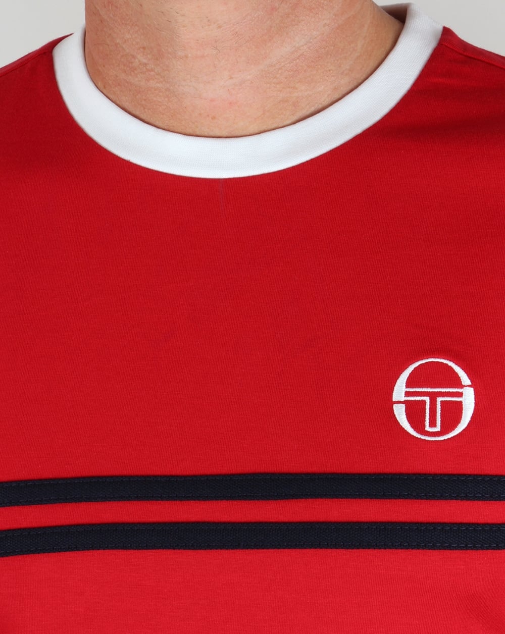 Sergio Tacchini Super Mac T-shirt Red/White