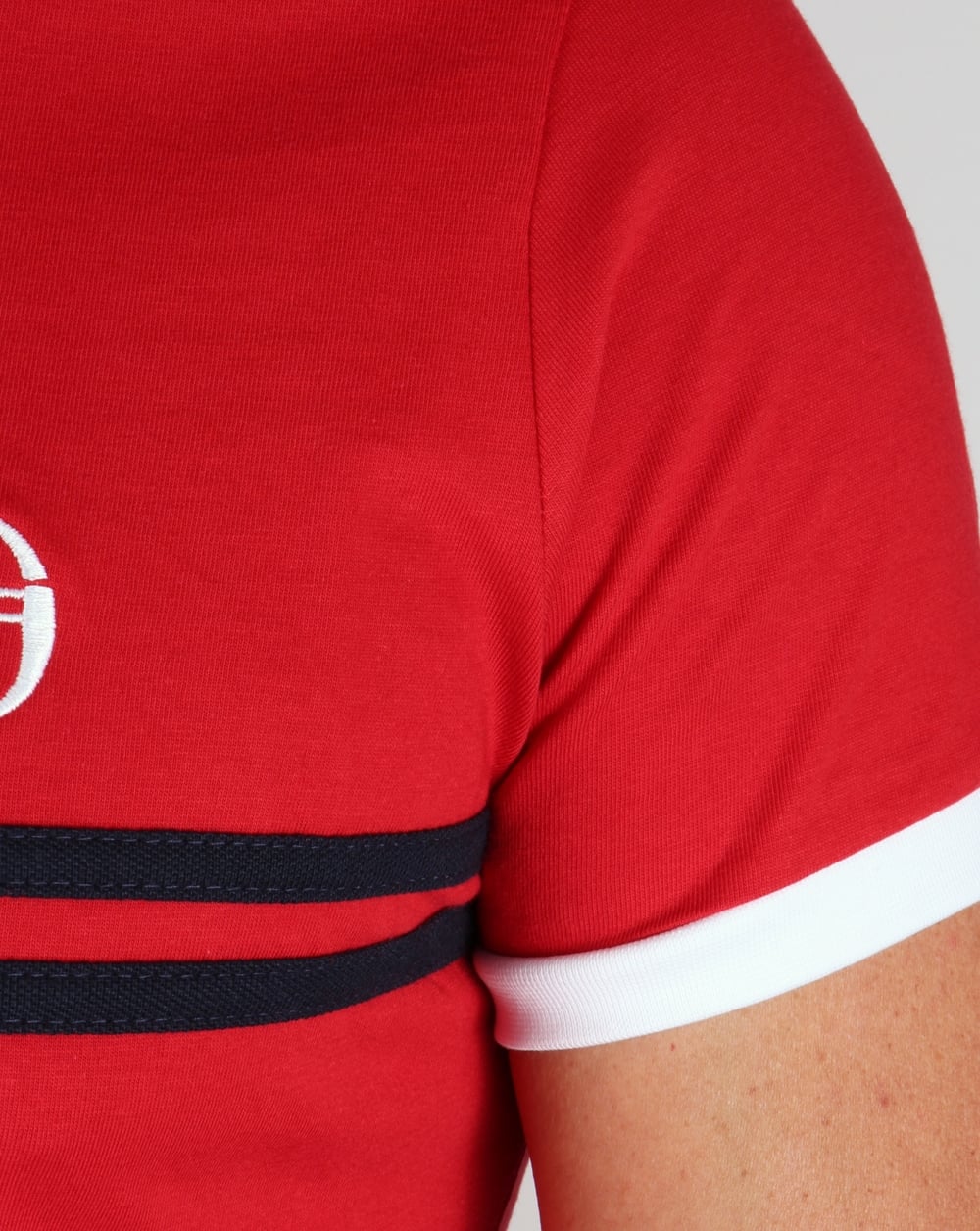 Sergio Tacchini Super Mac T-shirt Red/White