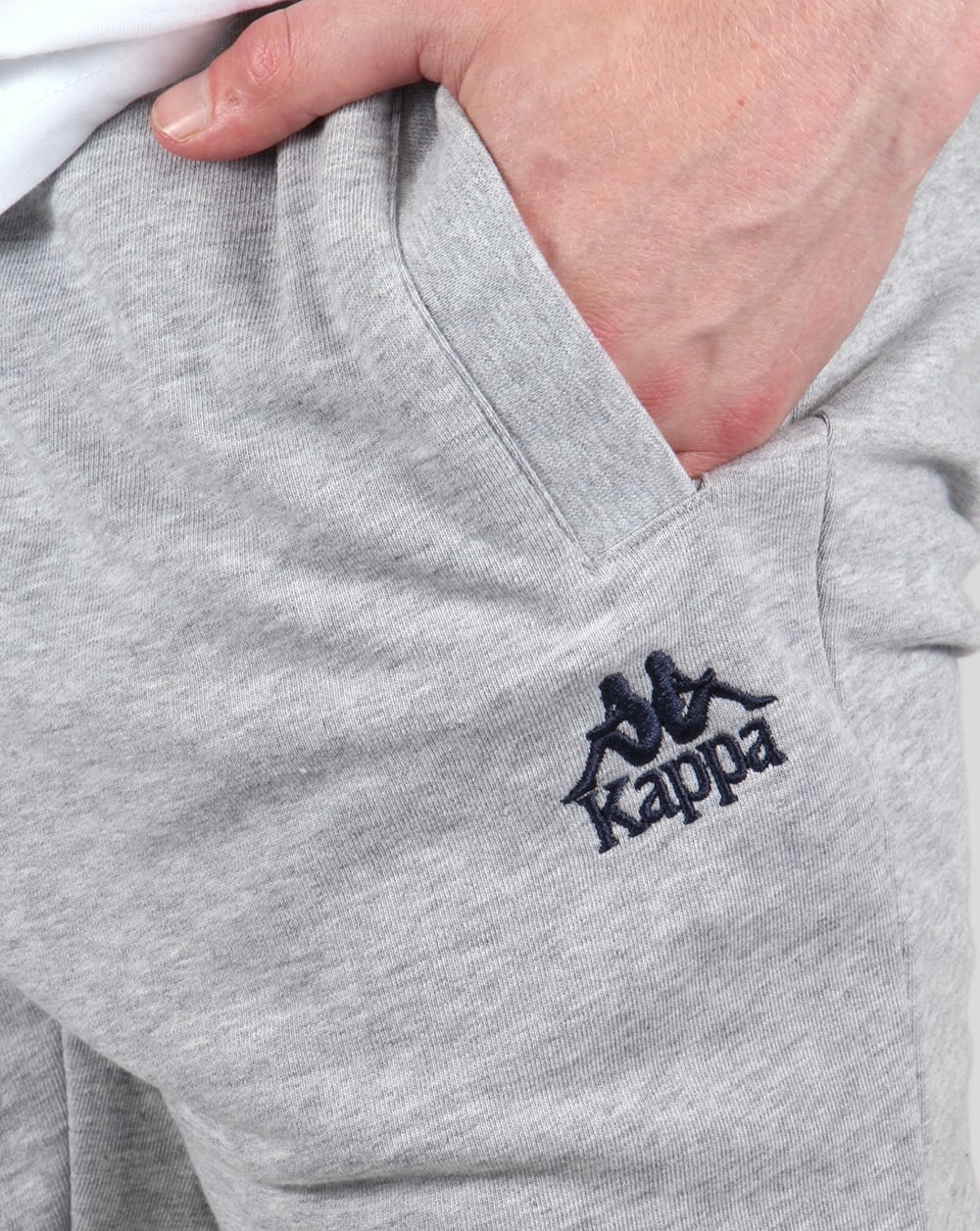 Robe Di Kappa Fratton Track Bottoms Grey Marl