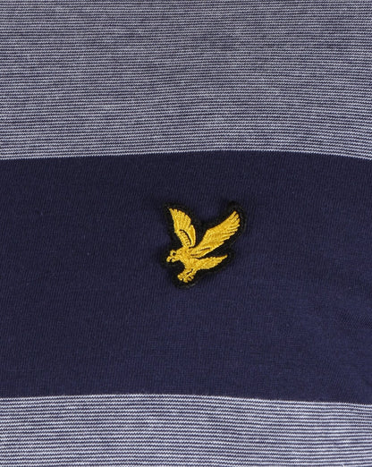 Lyle And Scott Wide Stripe T-shirt Navy