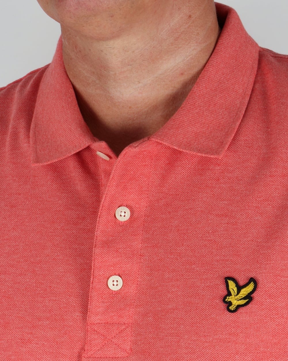 Lyle And Scott Polo Shirt Terracotta Marl