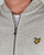 Lyle And Scott Double Faced Bomber Light Grey Marl