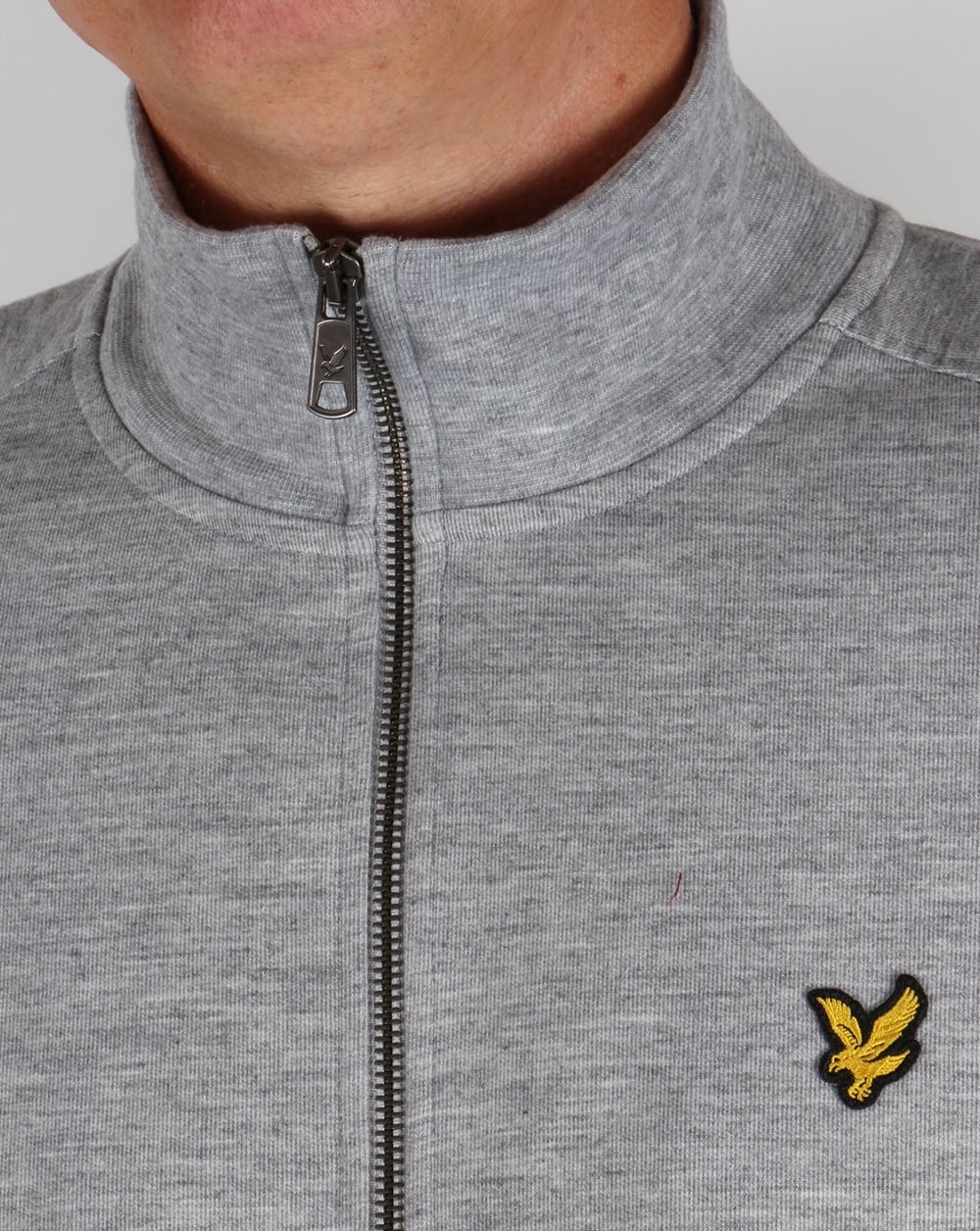 Lyle And Scott Track Jacket Mid Grey Marl