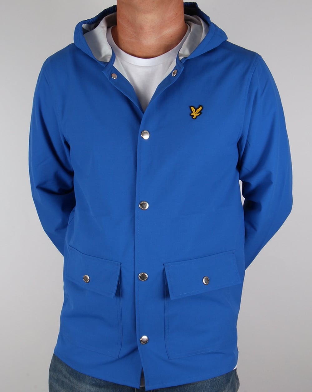 Lyle And Scott Raincoat Lake Blue