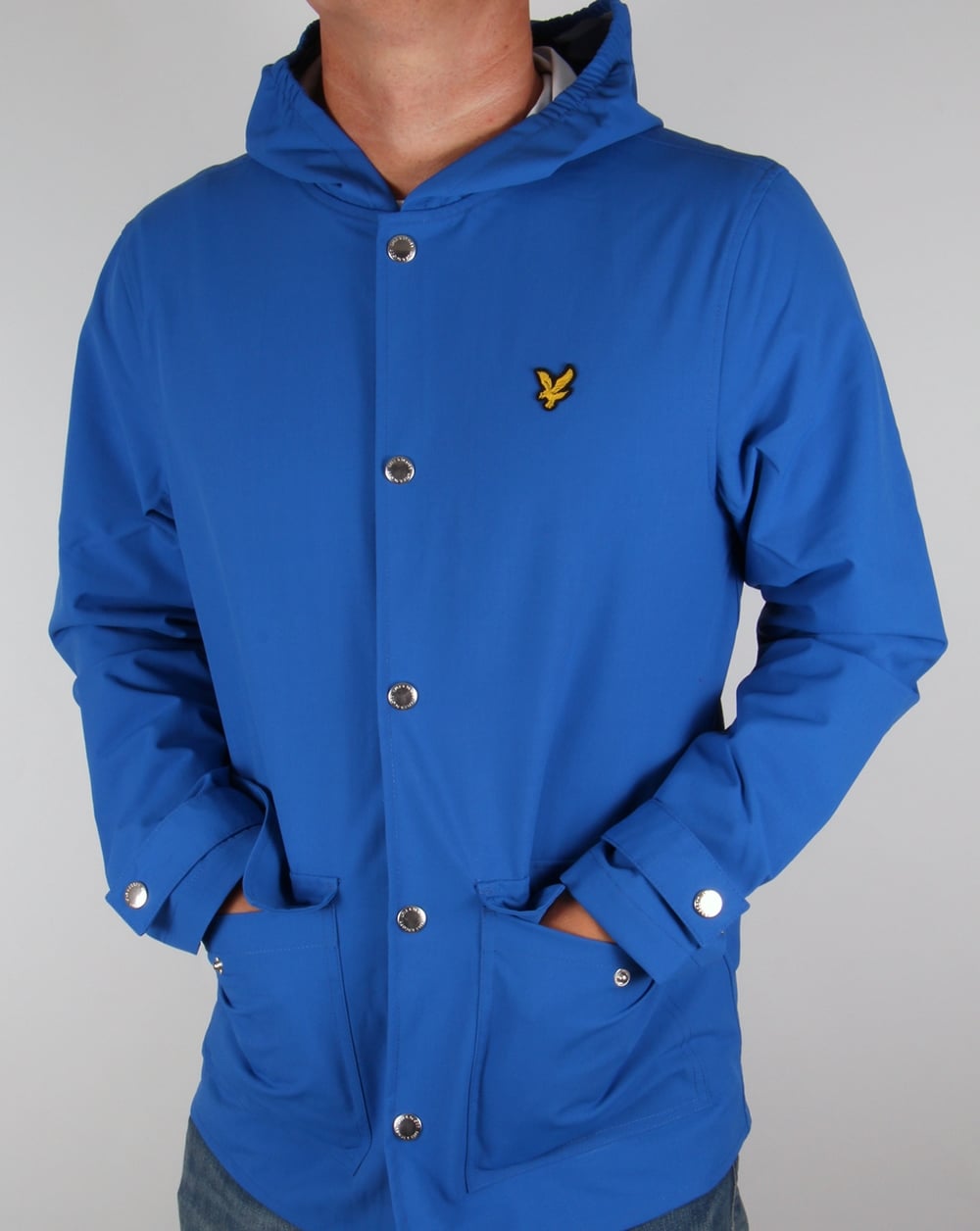 Lyle And Scott Raincoat Lake Blue