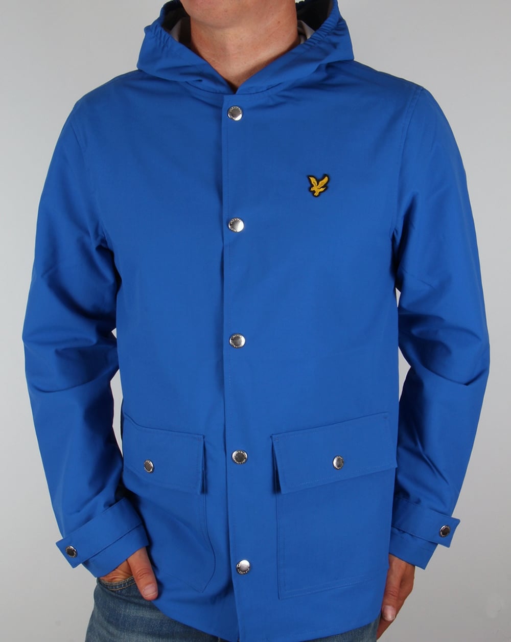 Lyle And Scott Raincoat Lake Blue