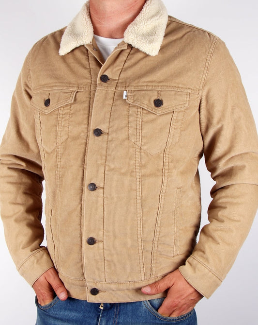 Levi's Levis Corduroy Sherpa Trucker Jacket Chino