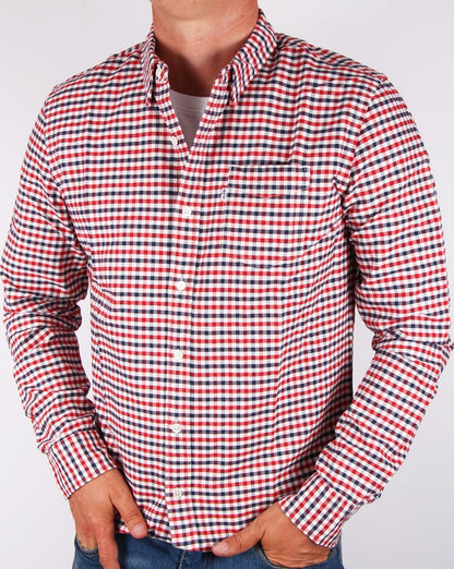 Levis Sunset One Pocket Shirt Cherry Bomb