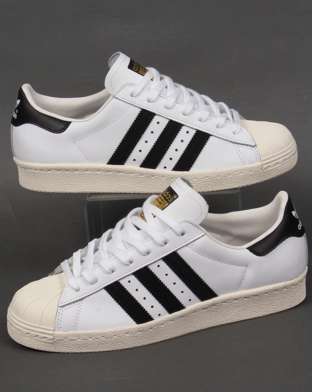 Adidas Superstar 80s Trainers White/Black
