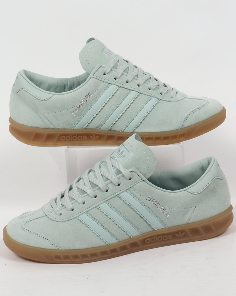 Adidas Hamburg Trainers Green Chalk