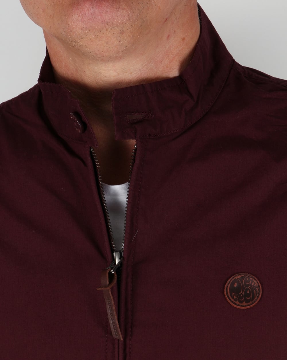 Pretty Green Kingsway Harrington Burgundy