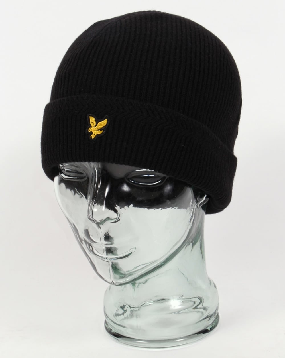 Lyle And Scott Ribbed Beanie Black