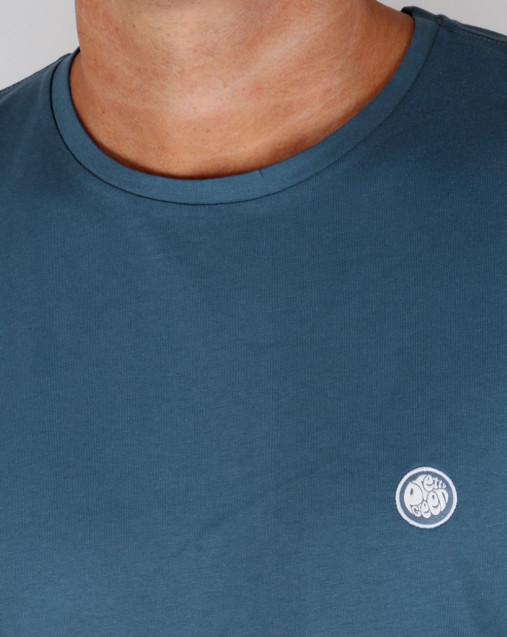 Pretty Green Crew Neck Tee Teal Blue