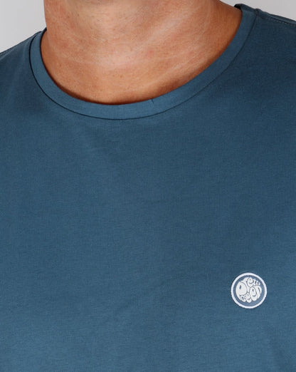 Pretty Green Crew Neck Tee Teal Blue