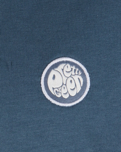 Pretty Green Crew Neck Tee Teal Blue