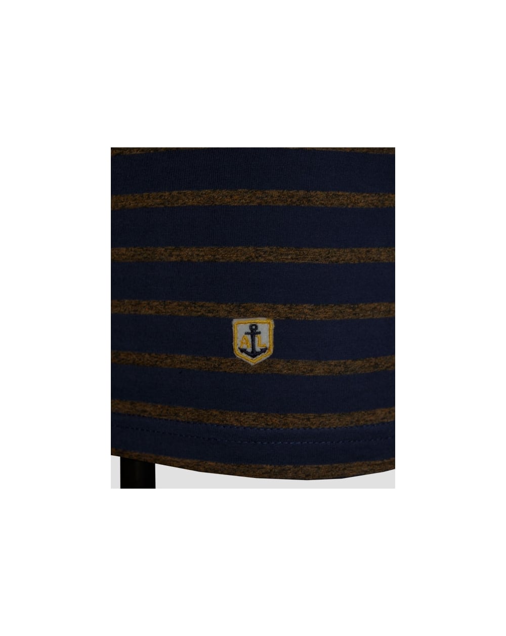Armor-lux Striped Long Sleeve T-shirt Navy/tan