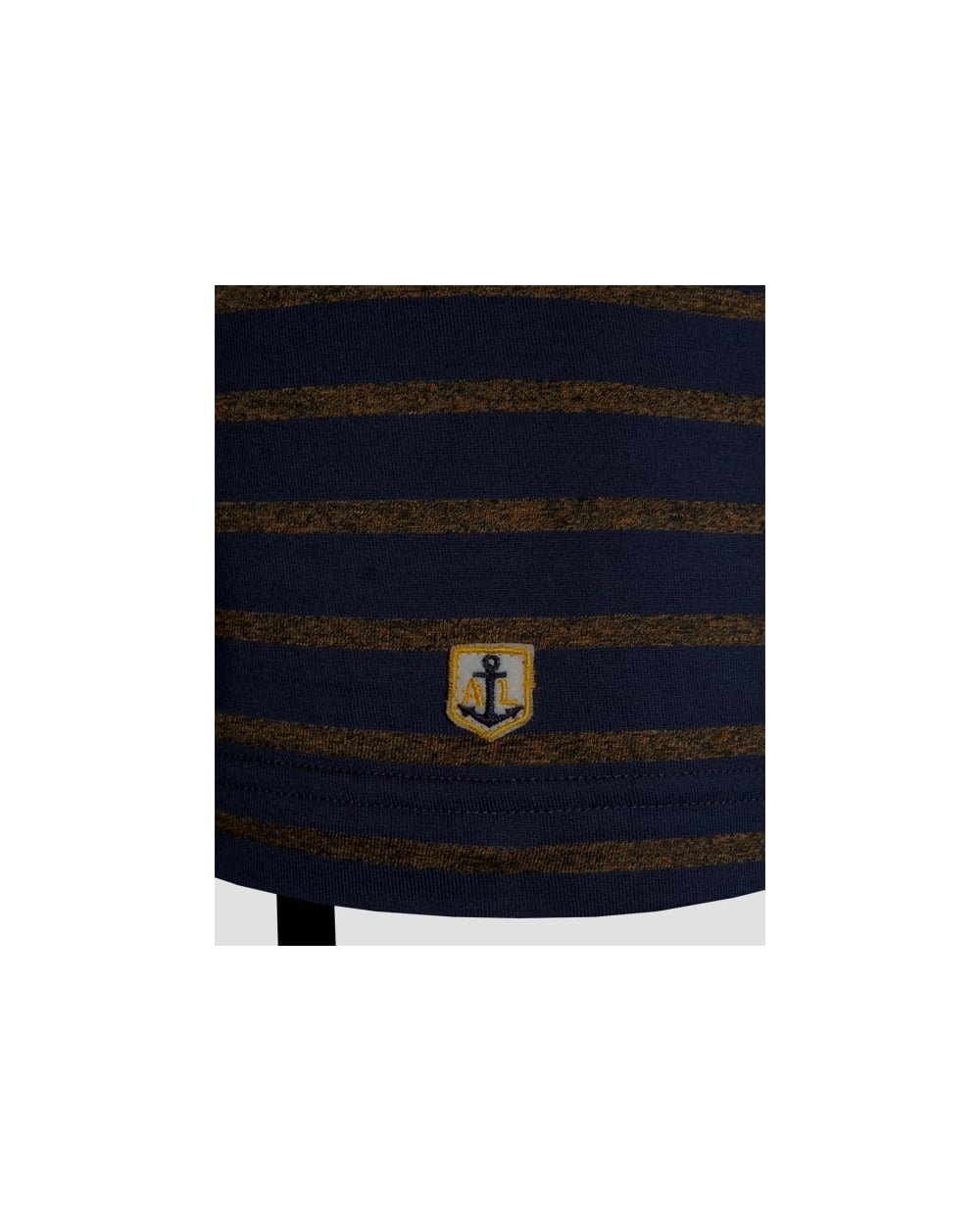 Armor-lux Stripe T-shirt Navy/tan