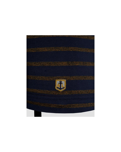 Armor-lux Stripe T-shirt Navy/tan