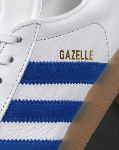 Adidas Gazelle Leather Trainers White/Royal Gum