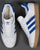 Adidas Gazelle Leather Trainers White/Royal Gum