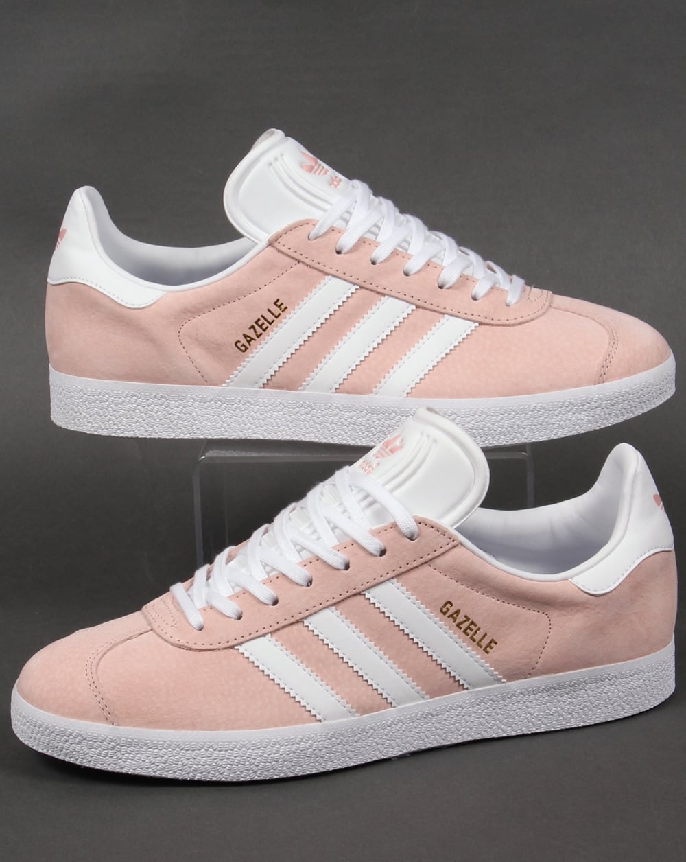 Adidas Gazelle Trainers Light Pink/White