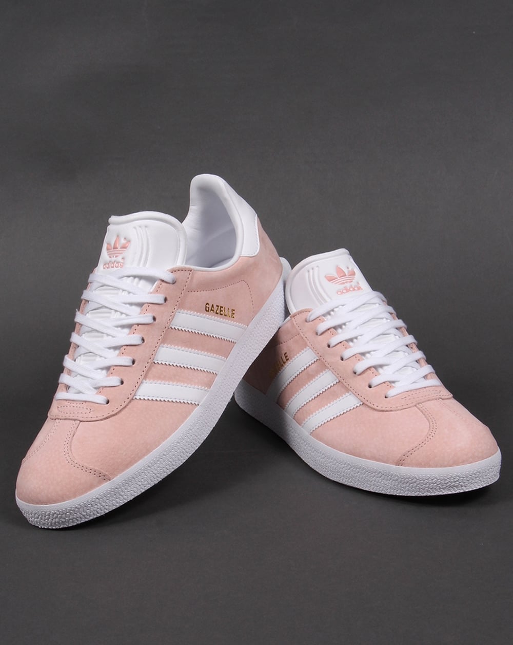 Adidas Gazelle Trainers Light Pink/White