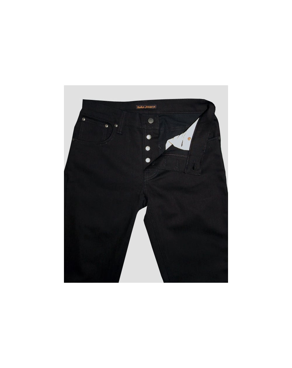 Nudie Jeans Grim Tim Organic Black Ring Black