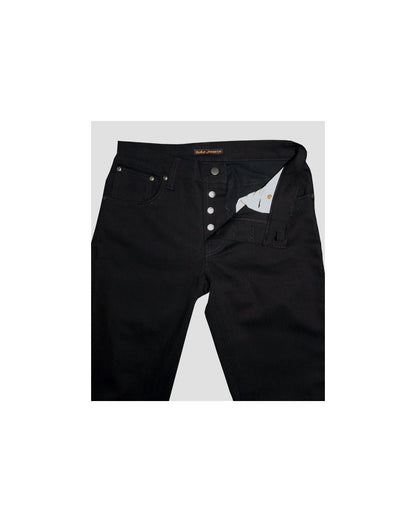 Nudie Jeans Grim Tim Organic Black Ring Black