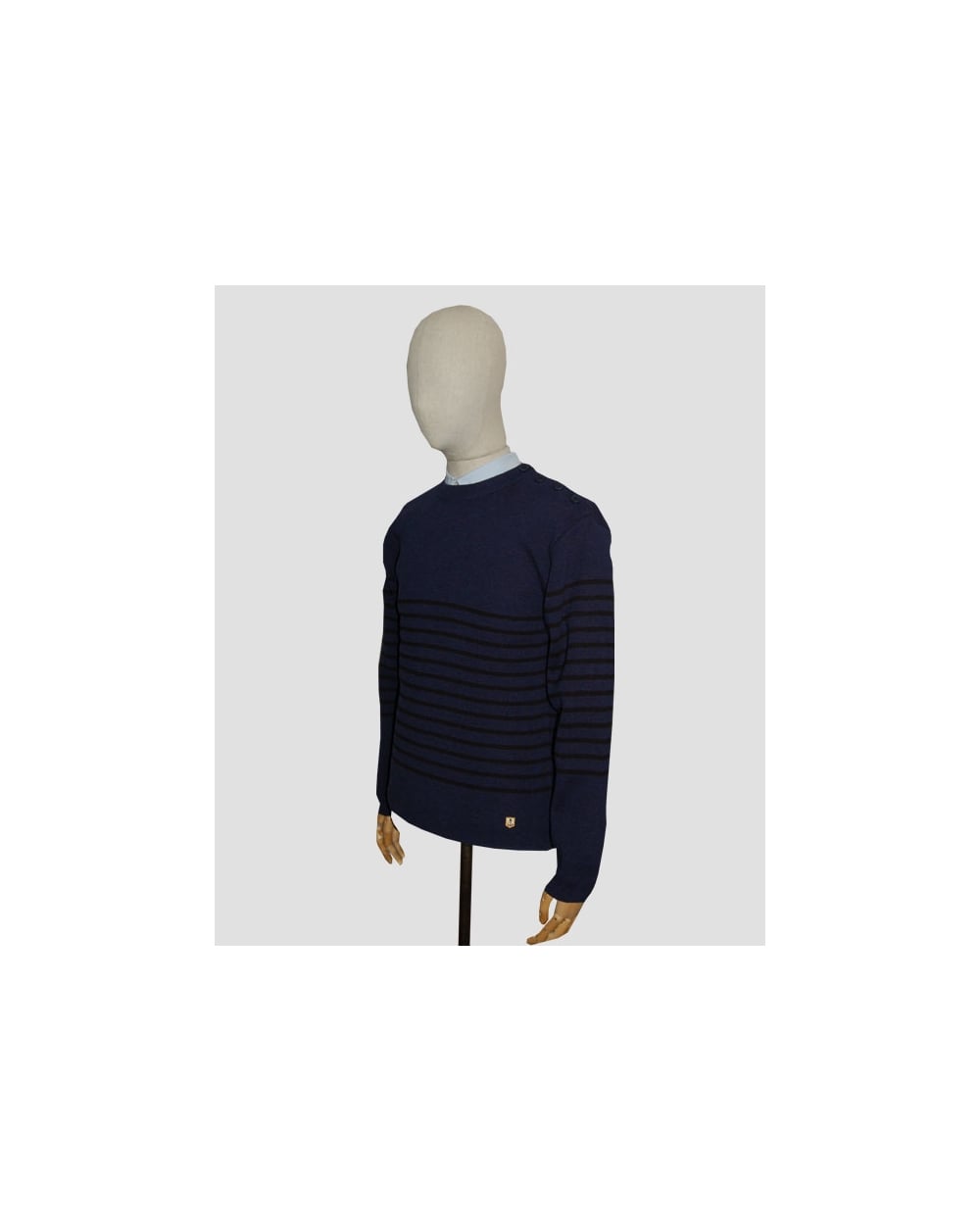 Armor-lux Marin Heritage Crew Neck Jumper Navy/black