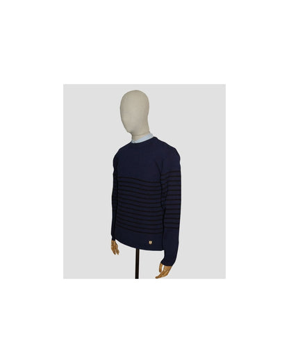 Armor-lux Marin Heritage Crew Neck Jumper Navy/black