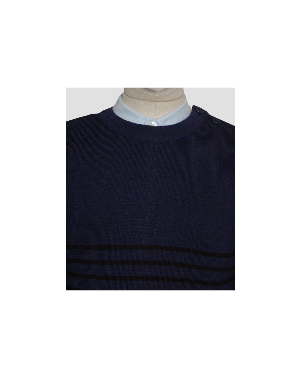 Armor-lux Marin Heritage Crew Neck Jumper Navy/black