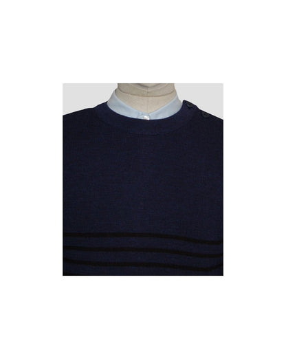 Armor-lux Marin Heritage Crew Neck Jumper Navy/black