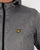 Lyle And Scott Zip Through Hooded Jacket Grey Marl