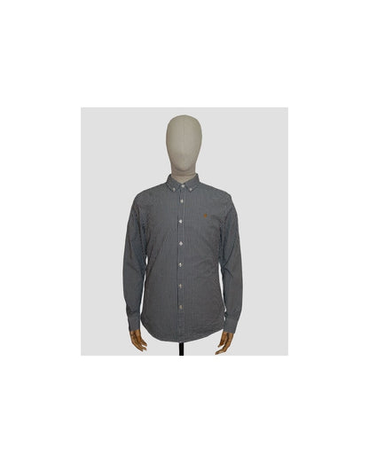 Farah Argyle Shirt Navy