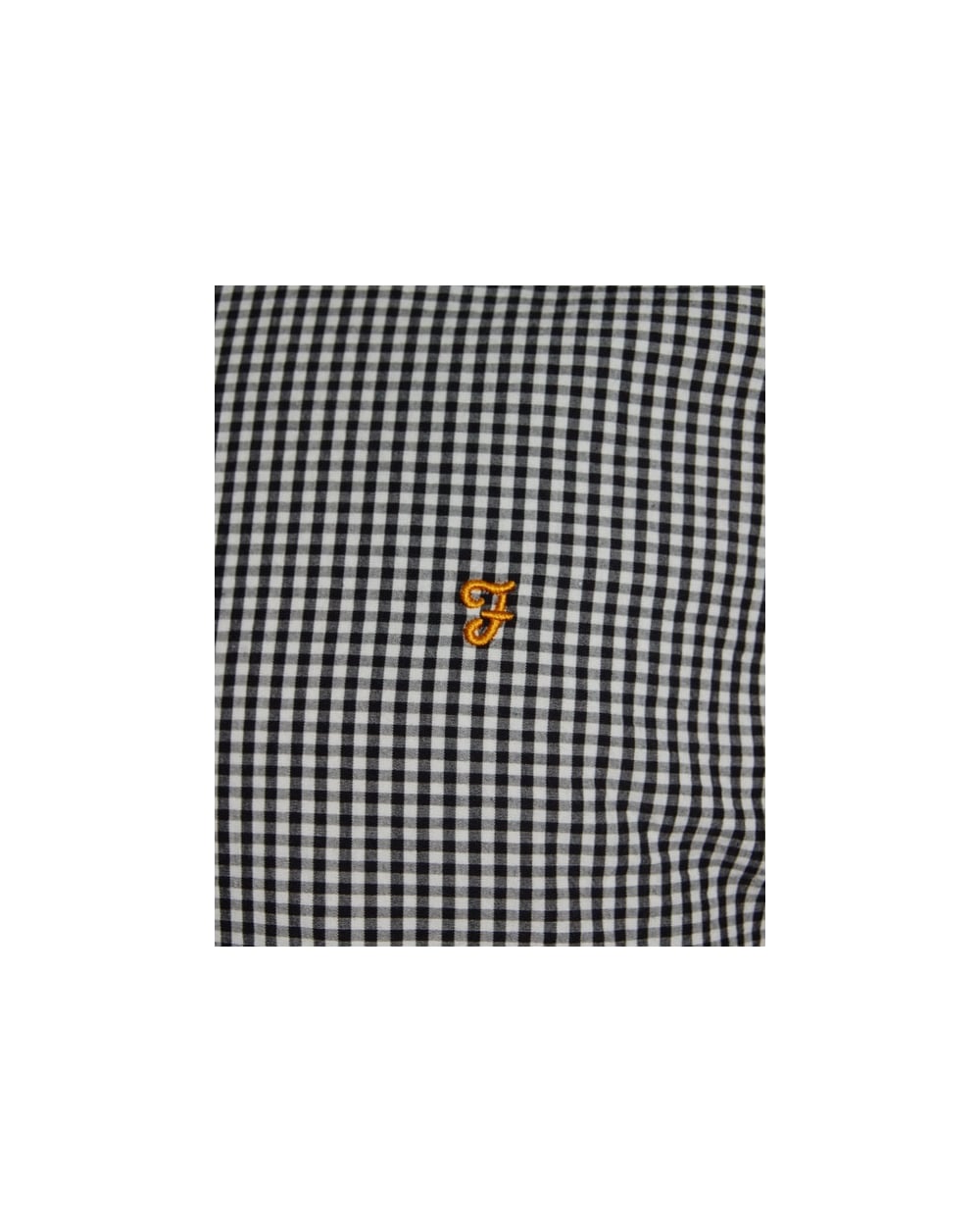 Farah Argyle Shirt Navy