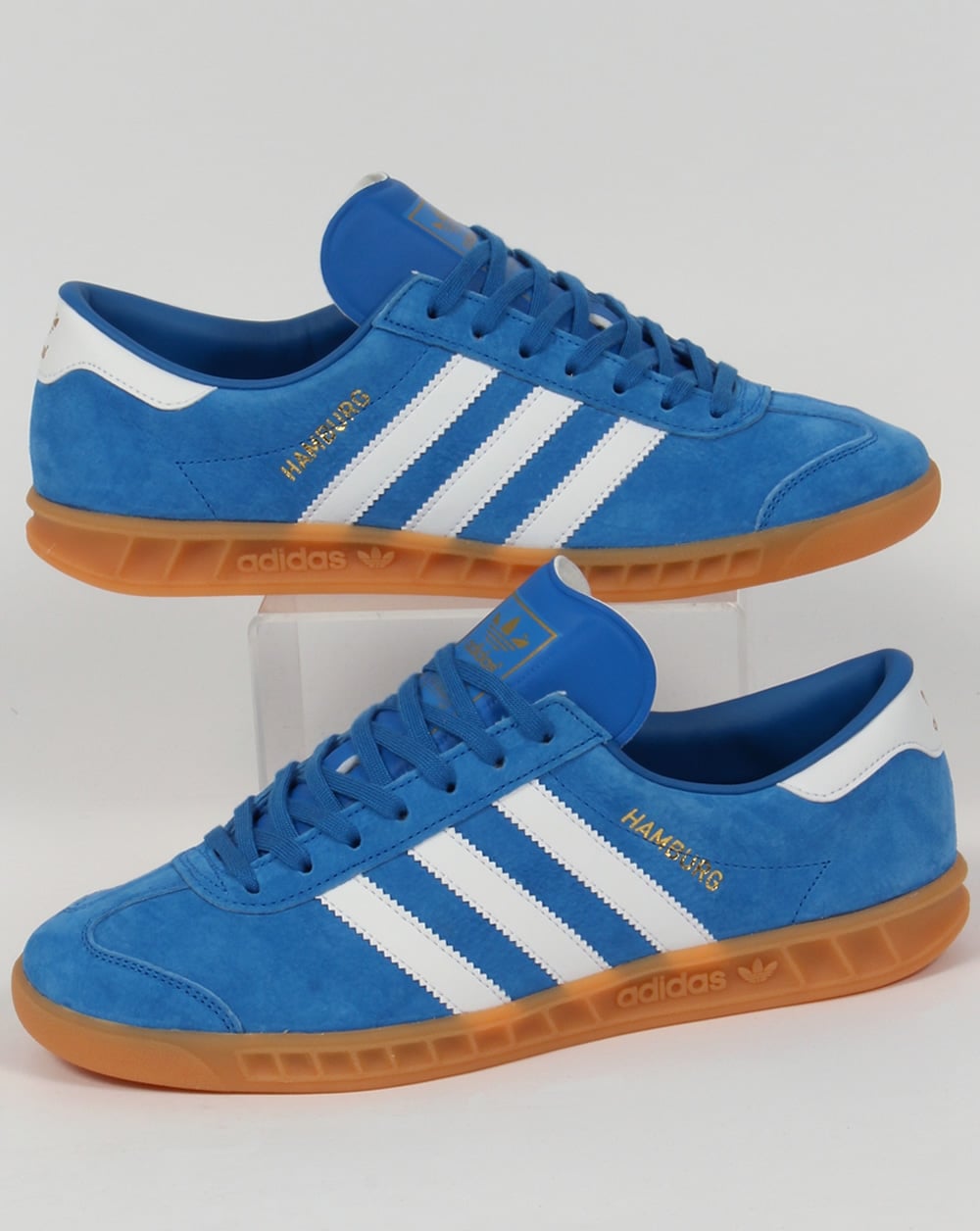 Adidas Hamburg Trainers Bluebird Blue/White