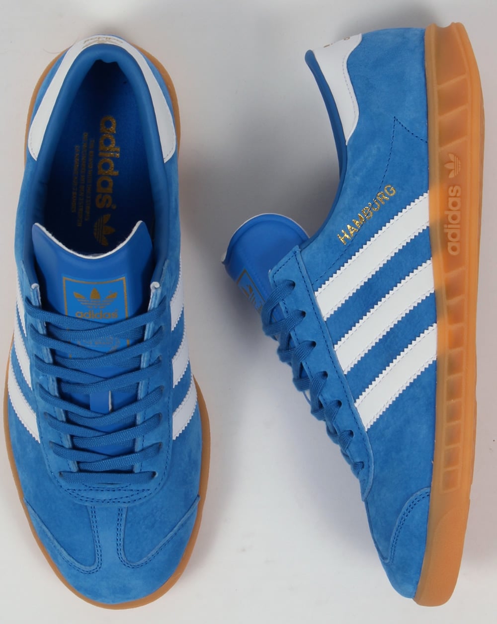 Adidas Hamburg Trainers Bluebird Blue/White