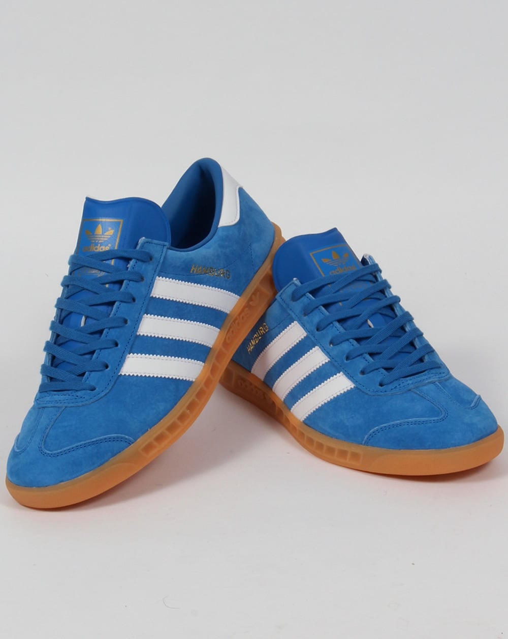 Adidas Hamburg Trainers Bluebird Blue/White