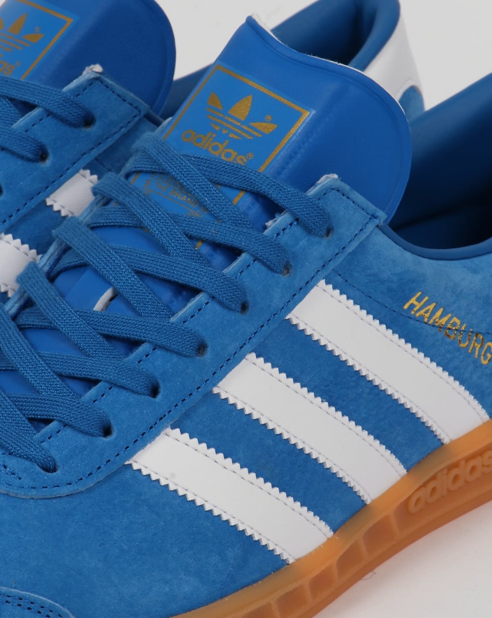 Adidas Hamburg Trainers Bluebird Blue/White