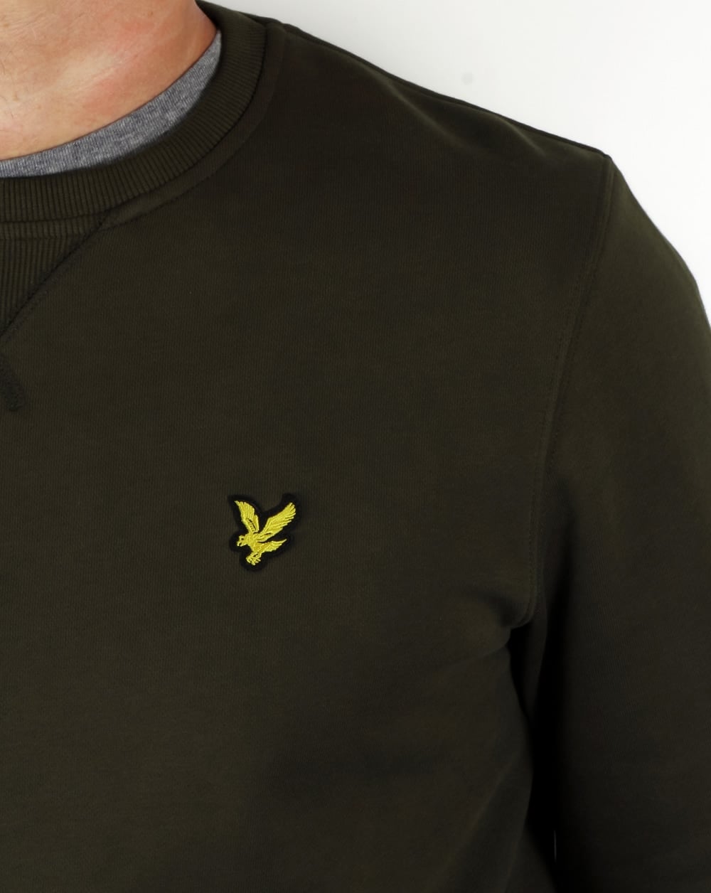 Lyle And Scott Crew Neck Sweatshirt Dark Sage