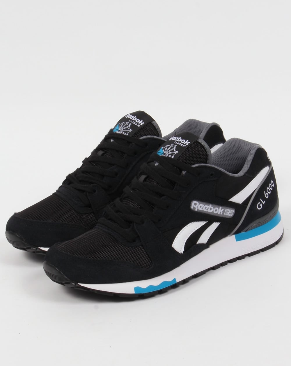 Reebok GL 6000 PP Trainers Black/Alloy/Blue