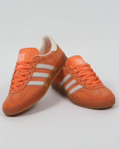 Adidas Gazelle Indoor Trainers in light orange